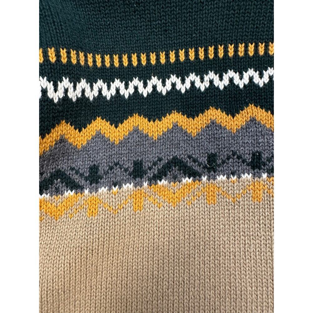 Vintage 1990’s Levi’s Fair Isle Crewneck Sweater Size Large - Picture 3 of 6